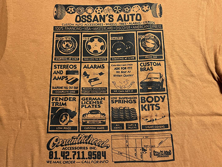 OSSANTHEHOOD Tshirt (auto) / brown