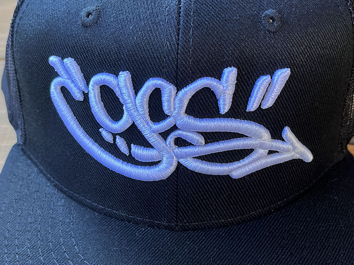 GCS clothing mesh flatvisor snapback cap / black