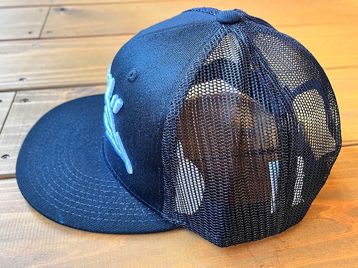 GCS clothing mesh flatvisor snapback cap / black