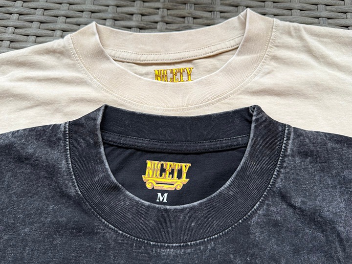 OSSANTHEHOOD Tshirt (getout) / black washed