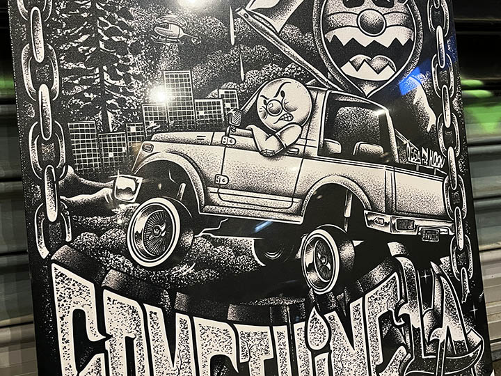 BENJIE ESCOBAR canvas frame / (SOMETHING LA)