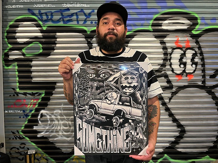 BENJIE ESCOBAR canvas frame / (SOMETHING LA)