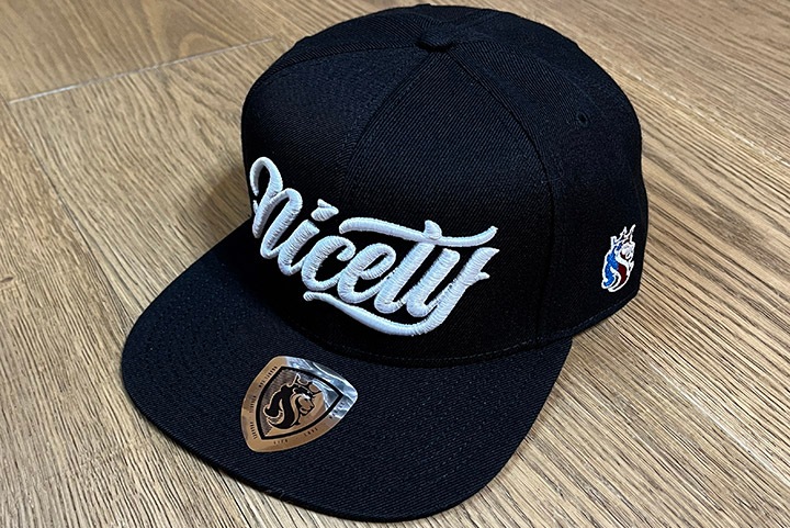 OG ABEL "nicety" snapback cap / black