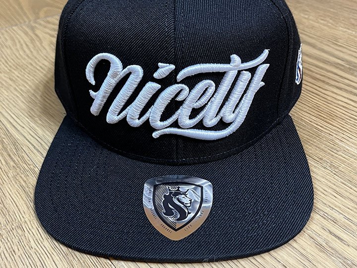 OG ABEL "nicety" snapback cap / black