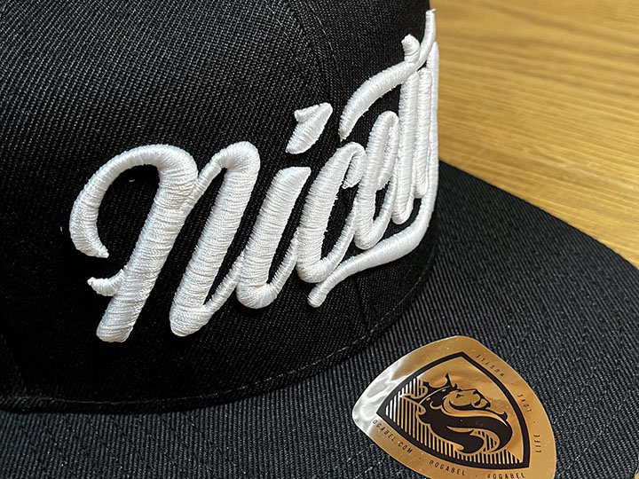 OG ABEL "nicety" snapback cap / black
