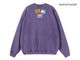 OSSANTHEHOOD 12oz. crewneck sweat (postal) / washed purple