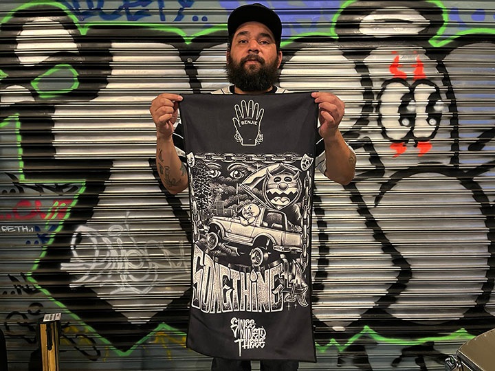 BENJIE ESCOBAR towel / (SOMETHING LA)