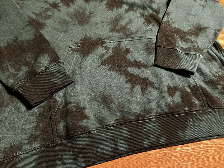 VANS pullover hood (dye) / green dye 2XL 