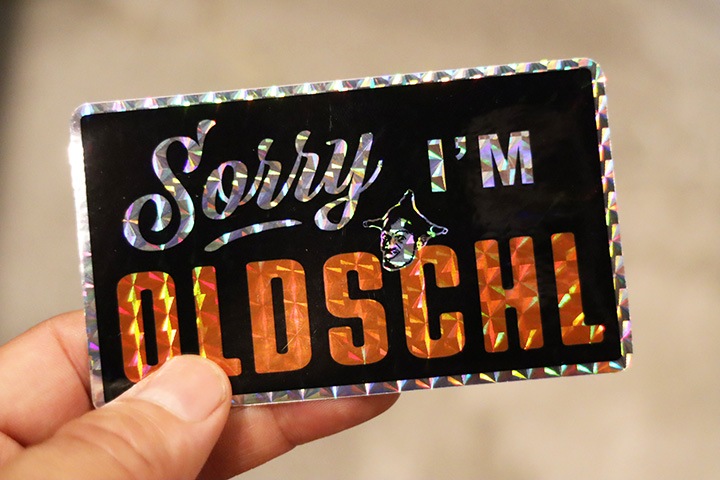 OSSANTHEHOOD vinyl sticker (oldschl) / hologram