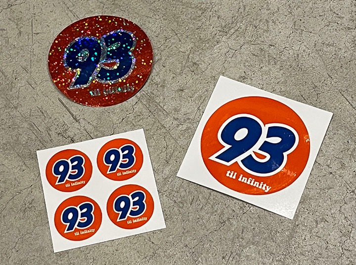 OSSANTHEHOOD vinyl sticker (93til) 3 style bundle