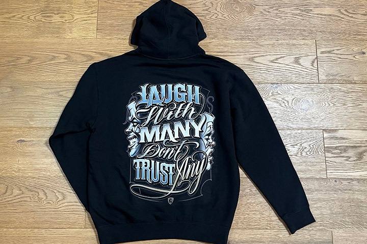 OG ABEL pullover hoodie (laugh) / black