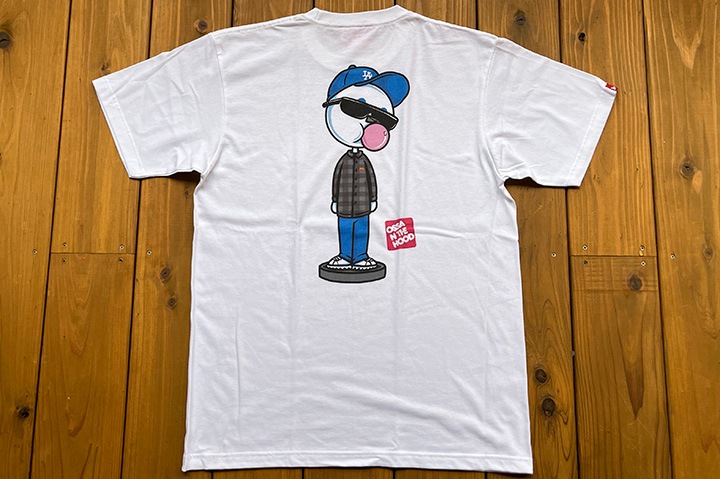 OSSANTHEHOOD 7.2oz heavyweight Tshirt (bobbing) / white