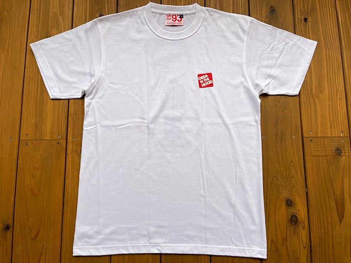 OSSANTHEHOOD 7.2oz heavyweight Tshirt (bobbing) / white