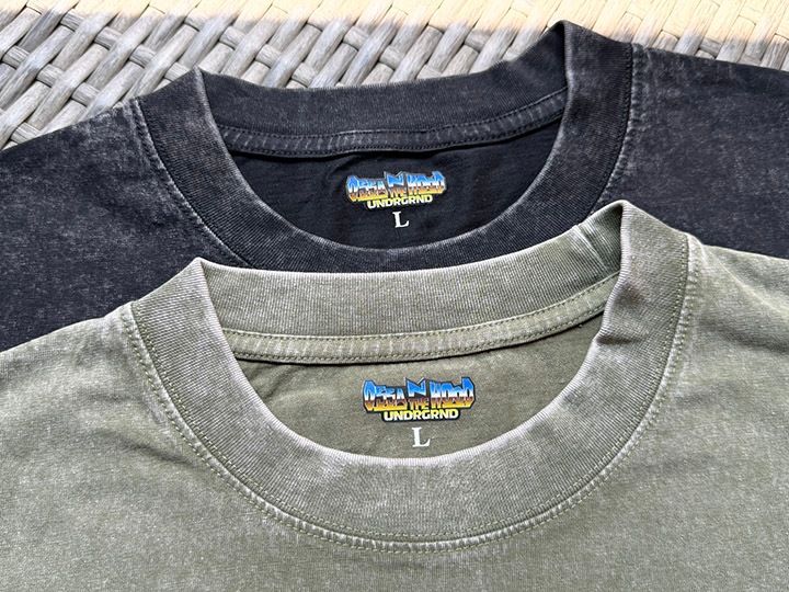 OSSANTHEHOOD Tshirt (PLP) / green washed