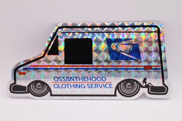 OSSANTHEHOOD vinyl sticker (usps) / hologram