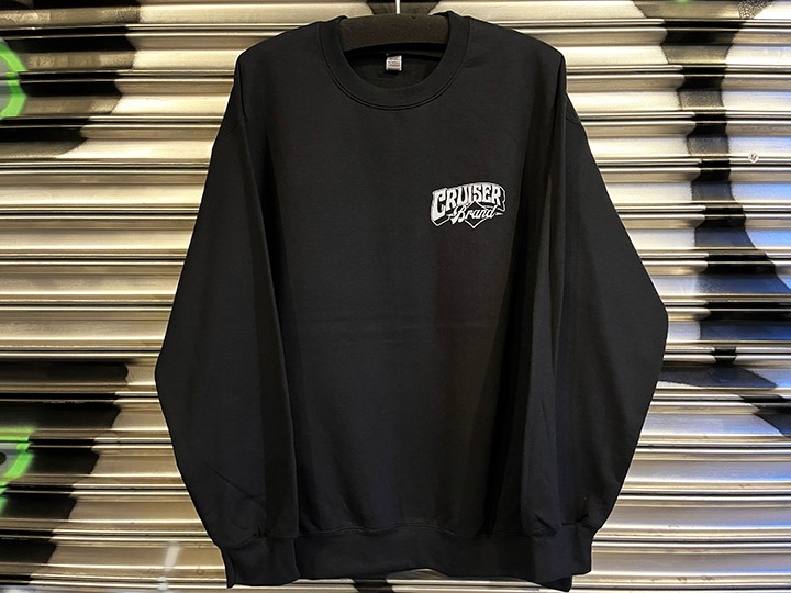 Cruiser brand crewneck sweat (lowrider) / black