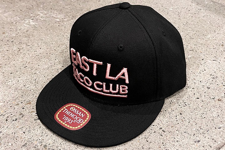 OSSANTHEHOOD snapback cap (eastla) / black & pink