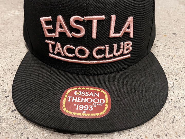 OSSANTHEHOOD snapback cap (eastla) / black & pink