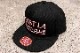 OSSANTHEHOOD snapback cap (eastla) / black & pink