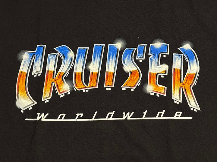 Cruiser brand Tshirt (thrash) / black