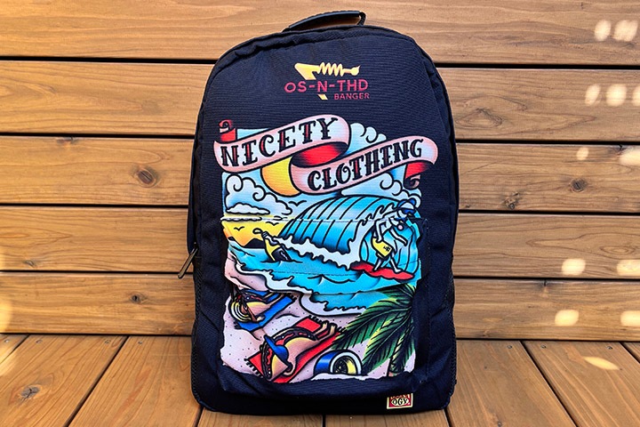 OSSANTHEHOOD backpack (madness) / black