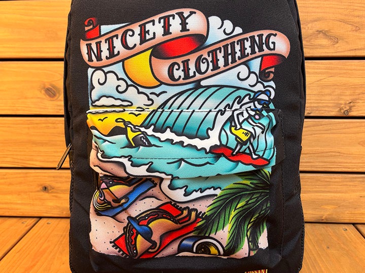 OSSANTHEHOOD backpack (madness) / black