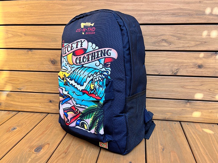 OSSANTHEHOOD backpack (madness) / black