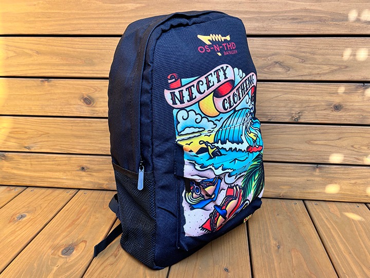 OSSANTHEHOOD backpack (madness) / black