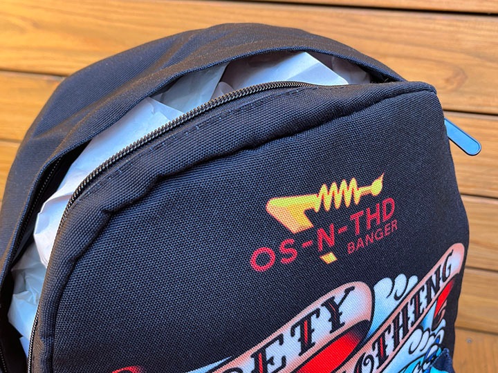 OSSANTHEHOOD backpack (madness) / black