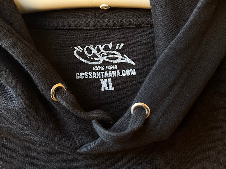 GCS clothing pullover hoodie (babyD2) / black