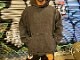 LOS ANGELES apparel 14oz. garment dye pullover hood / charcol XL