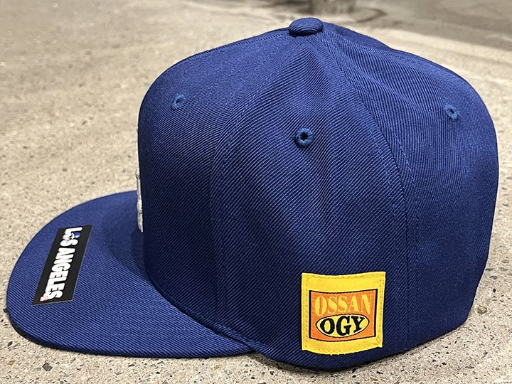 OSSANTHEHOOD snapback cap (katakana-LA) / royal
