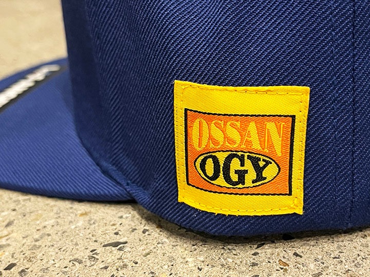 OSSANTHEHOOD snapback cap (katakana-LA) / royal