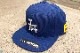OSSANTHEHOOD snapback cap (katakana-LA) / royal