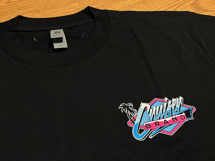 Cruiser brand Tshirt (bc) / black
