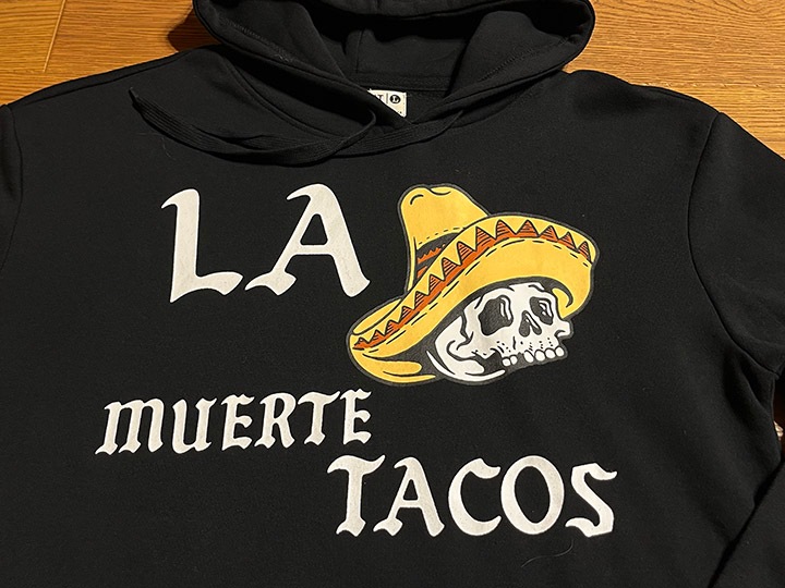RETRO FIT pullover hood (muerte) / black