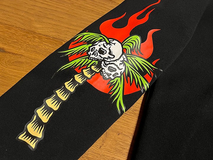 RETRO FIT pullover hood (muerte) / black