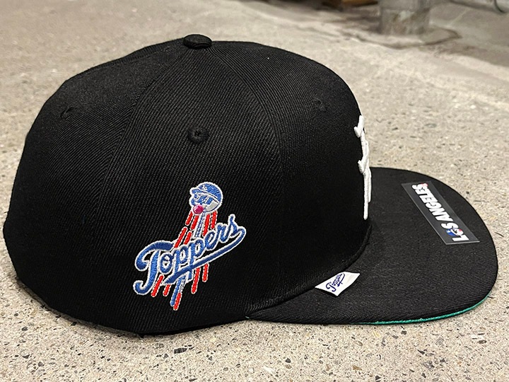 OSSANTHEHOOD snapback cap (katakana-LA) / black