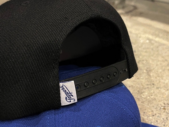 OSSANTHEHOOD snapback cap (katakana-LA) / black