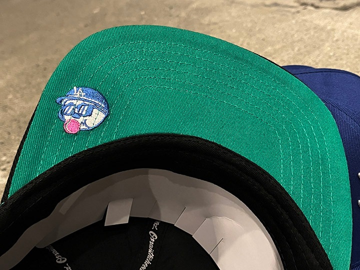 OSSANTHEHOOD snapback cap (katakana-LA) / black