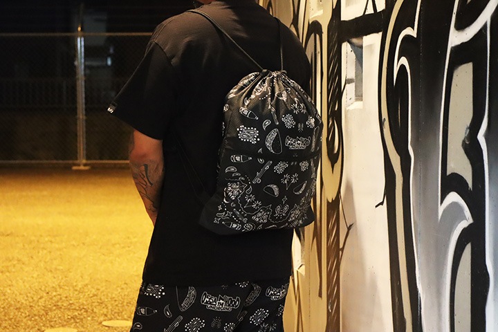 OSSANTHEHOOD string gym bag / wcp