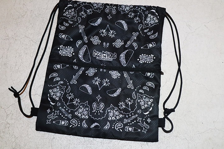 OSSANTHEHOOD string gym bag / wcp