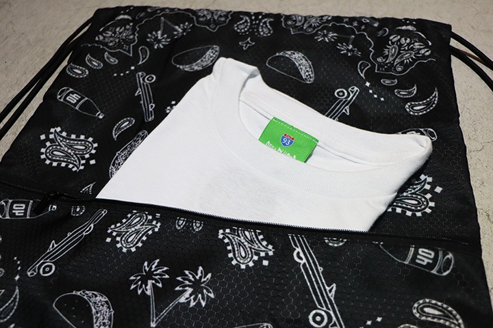 OSSANTHEHOOD string gym bag / wcp