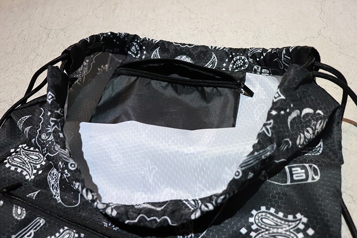 OSSANTHEHOOD string gym bag / wcp