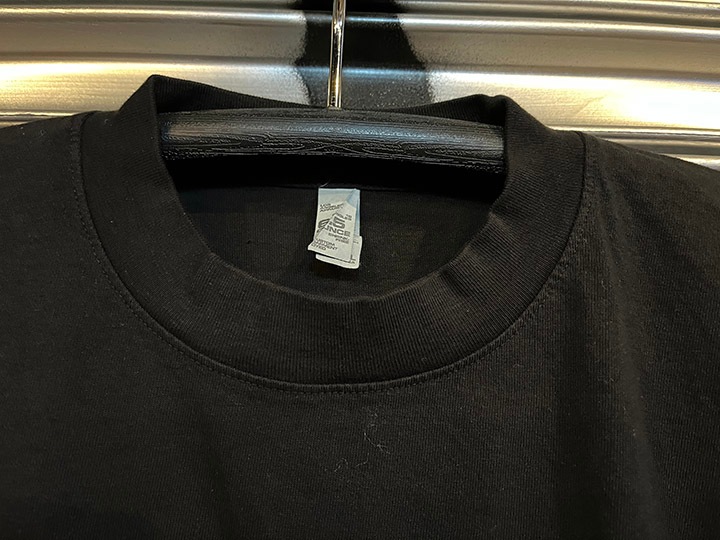 LOS ANGELES apparel 6.5oz. garment dye longsleeve / black