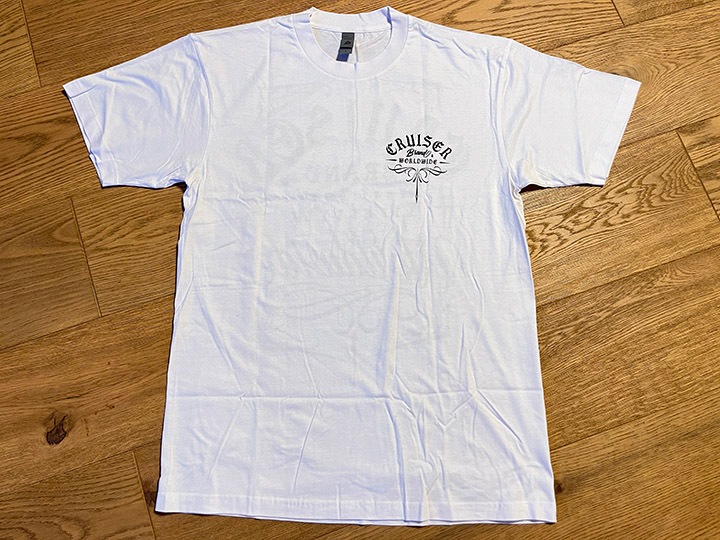 Cruiser brand Tshirt (script) / white