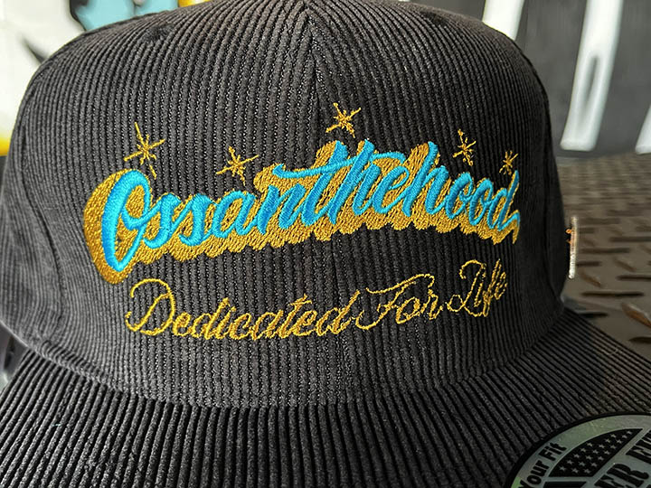 OSSANTHEHOOD snapback cap (dedicated) / gray cord 