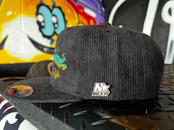 OSSANTHEHOOD snapback cap (dedicated) / gray cord 