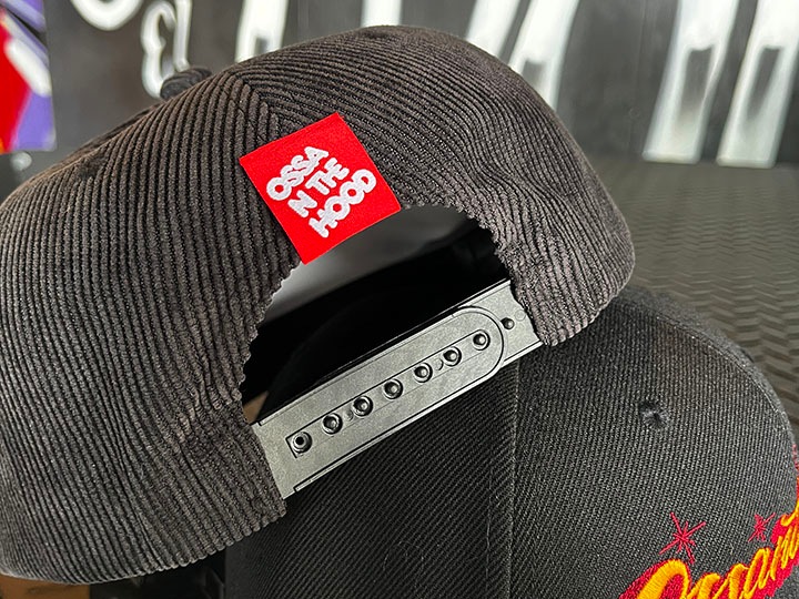 OSSANTHEHOOD snapback cap (dedicated) / gray cord 