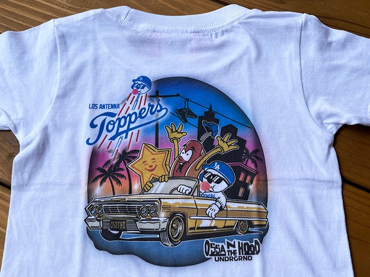 OSSANTHEHOOD kids Tshirt (toppers) / white